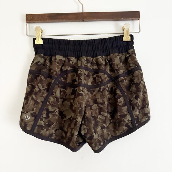 LULULEMON Tracker Short III Mystic Jungle Fatigue Green Black 4 - Picture 8 of 11